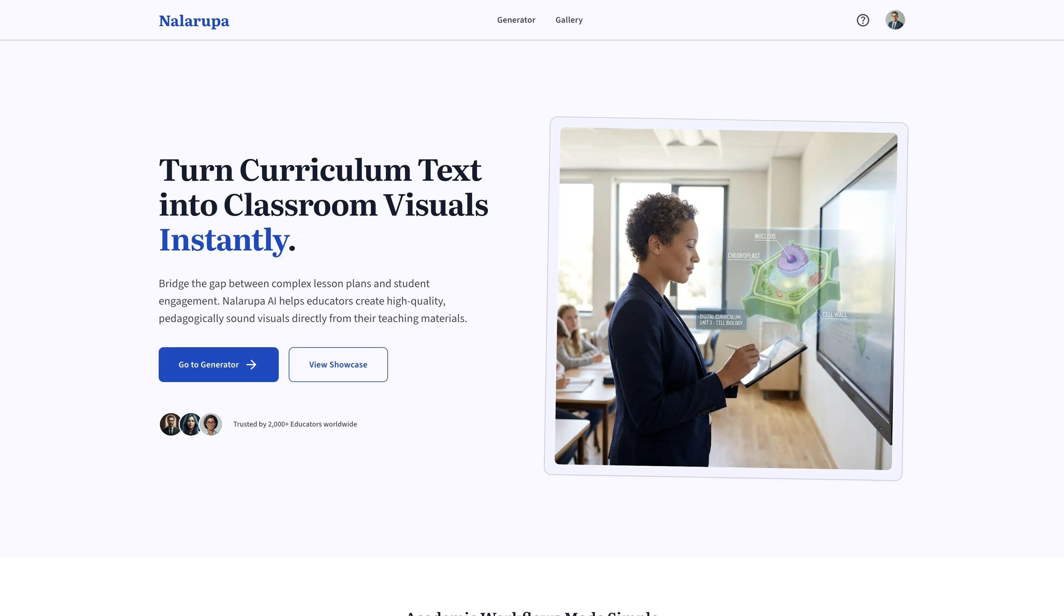 Nalarupa — Education